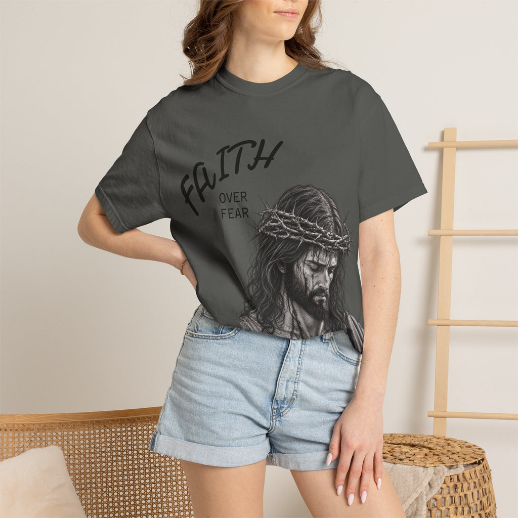 Faith Over Fear T-Shirt | Inspirational Graphic Tee