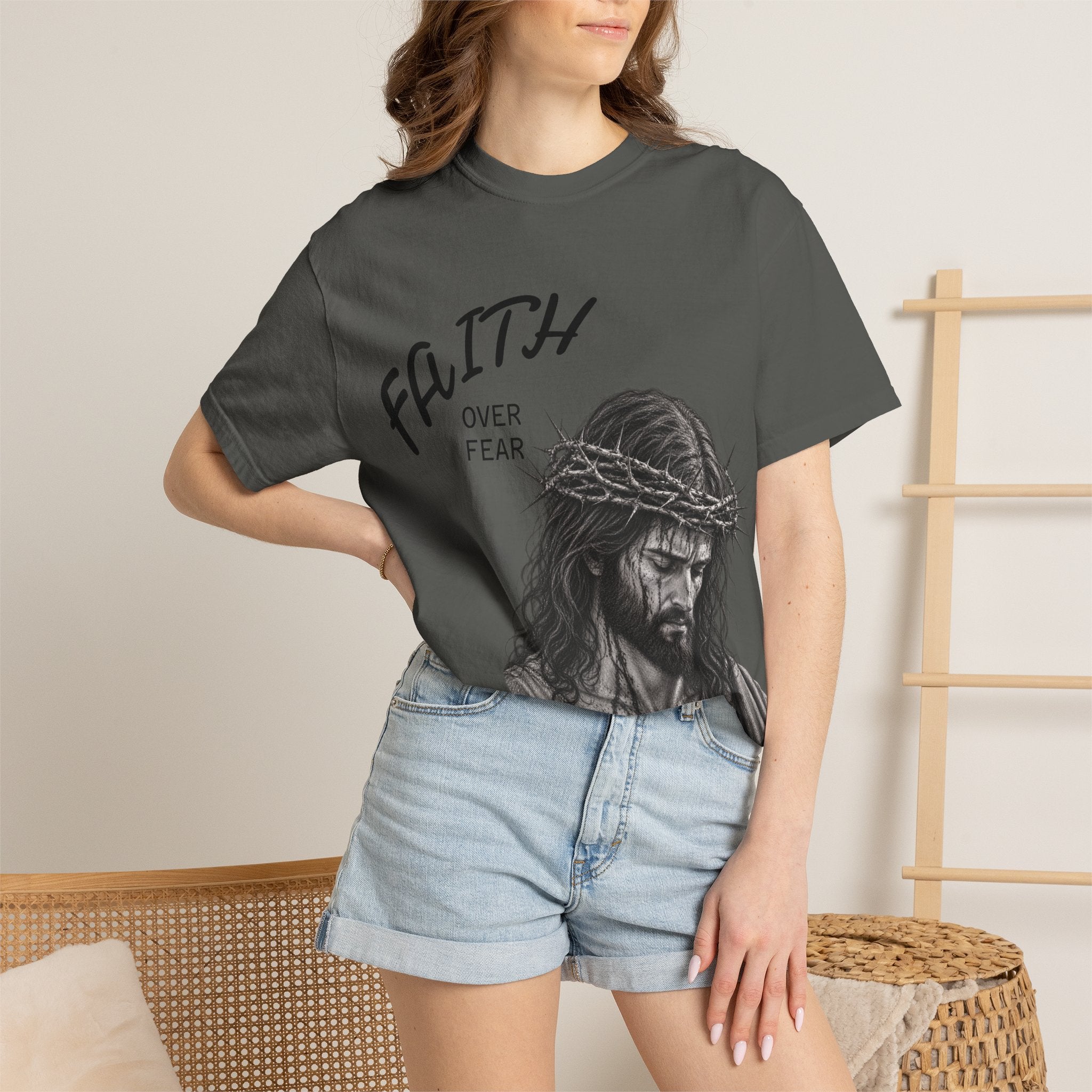 Faith Over Fear T-Shirt | Inspirational Graphic Tee