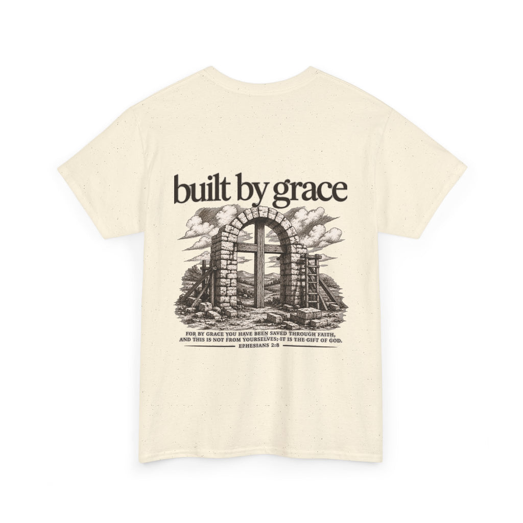 Built On Grace Heavy Cotton Tee | Classic Unisex Graphic Tee