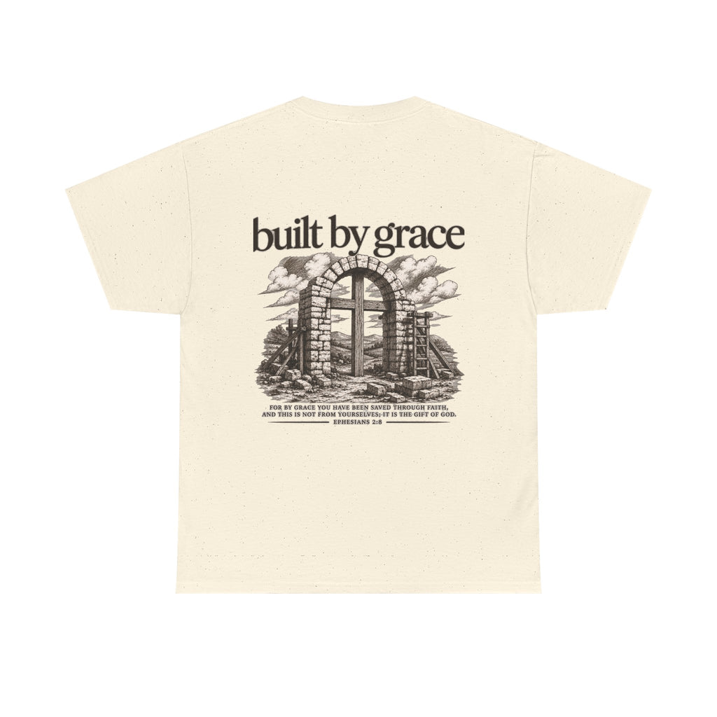 Built On Grace Heavy Cotton Tee | Classic Unisex Graphic Tee