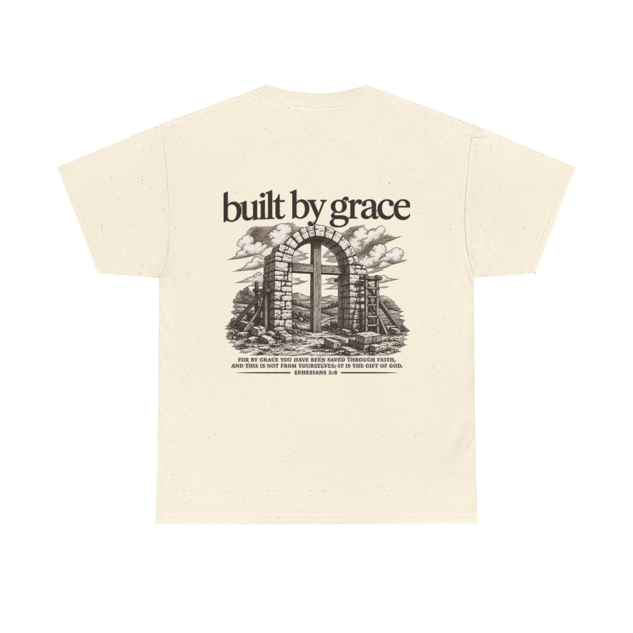 Built On Grace Heavy Cotton Tee | Classic Unisex Graphic Tee