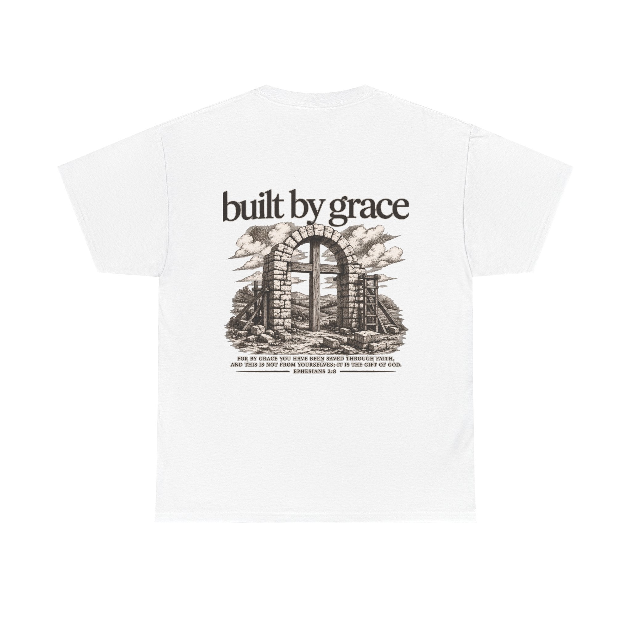 Built On Grace Heavy Cotton Tee | Classic Unisex Graphic Tee