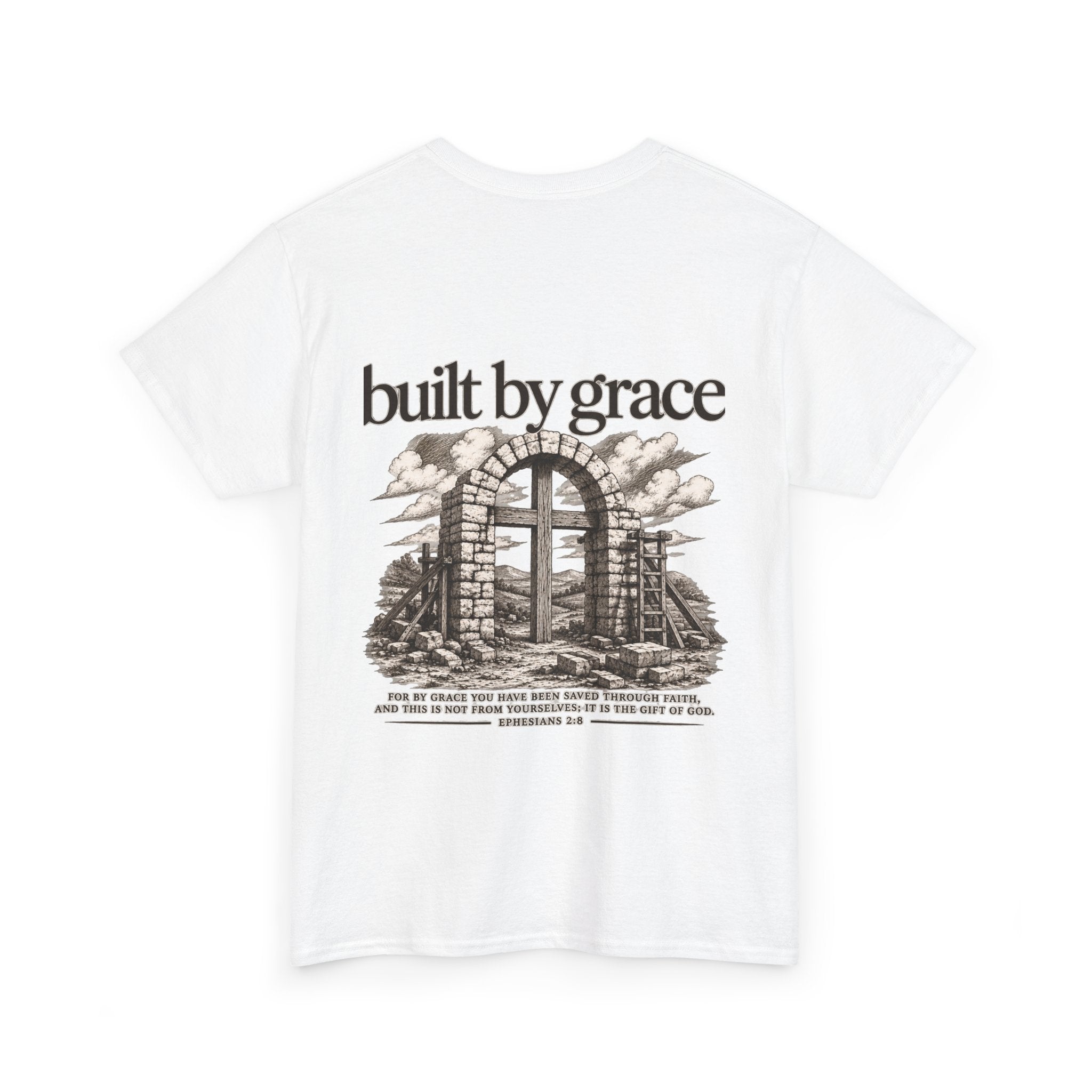 Built On Grace Heavy Cotton Tee | Classic Unisex Graphic Tee