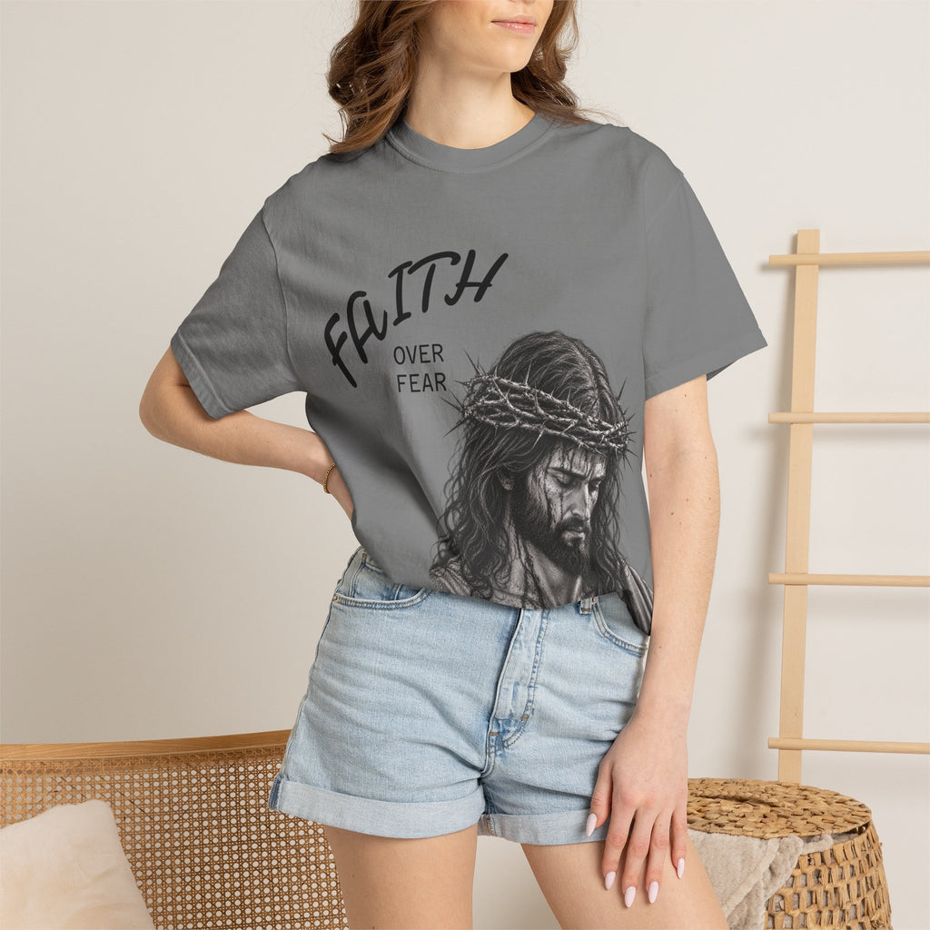 Faith Over Fear T-Shirt | Inspirational Graphic Tee