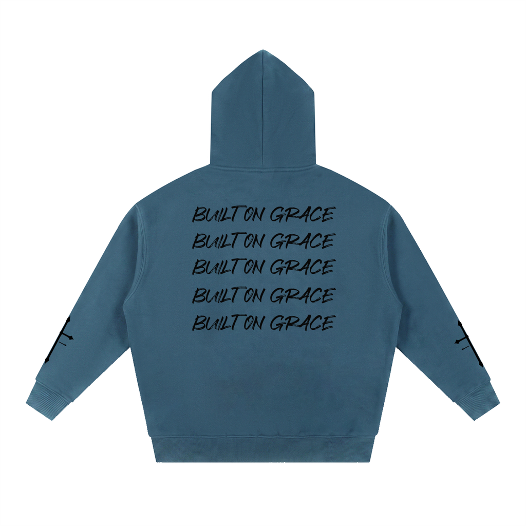 Essential Oversized Boxy Fit Fleece Hoodie