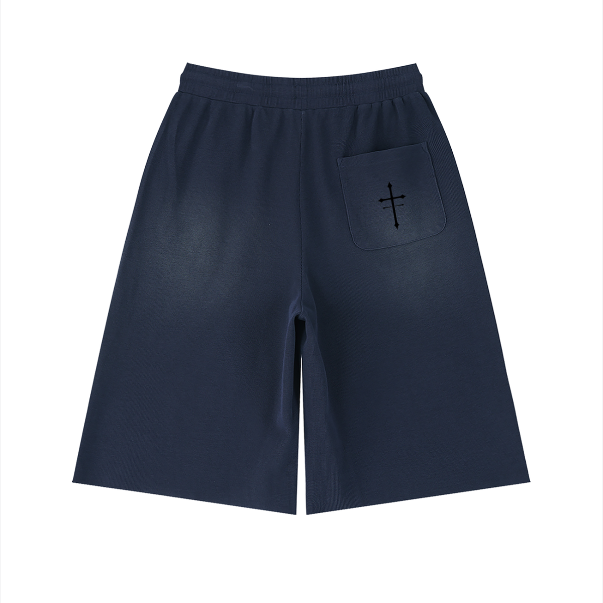 Unisex Sunfade Raw Edge Shorts