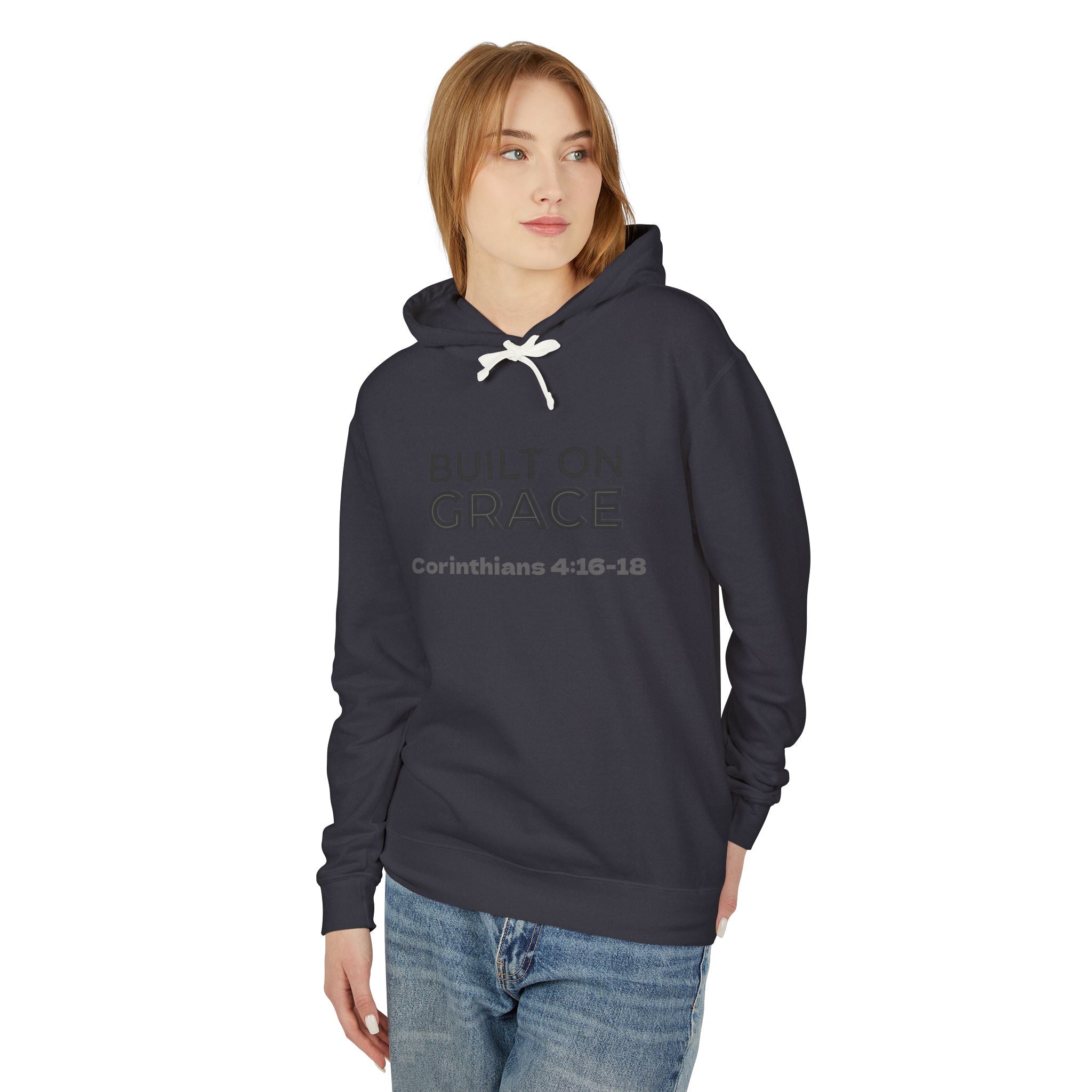 Built On Grace Hoodie | Christian Scripture Sweatshirt