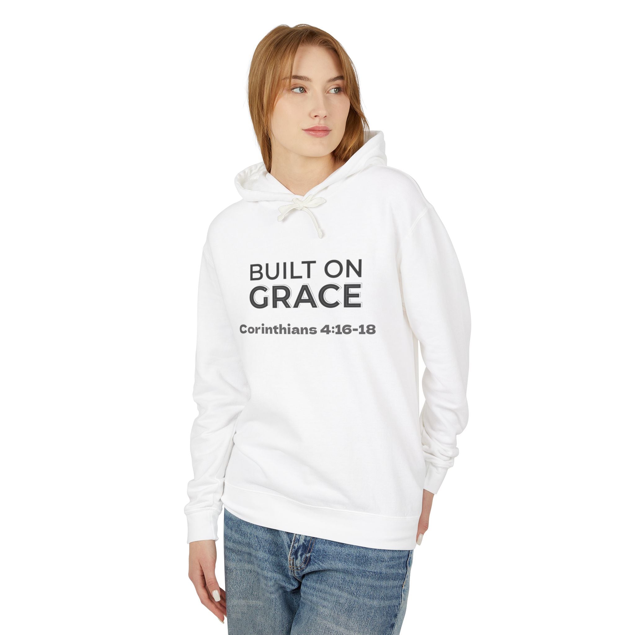 Built On Grace Hoodie | Christian Scripture Sweatshirt